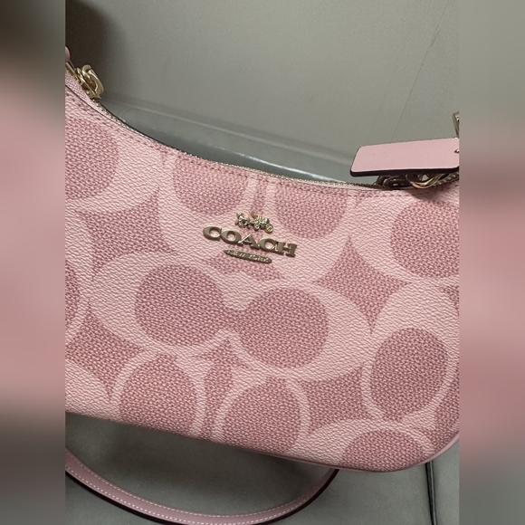 Coach Teri Mini Crossbody Bag In Signature Canvas - Picture 5 of 10